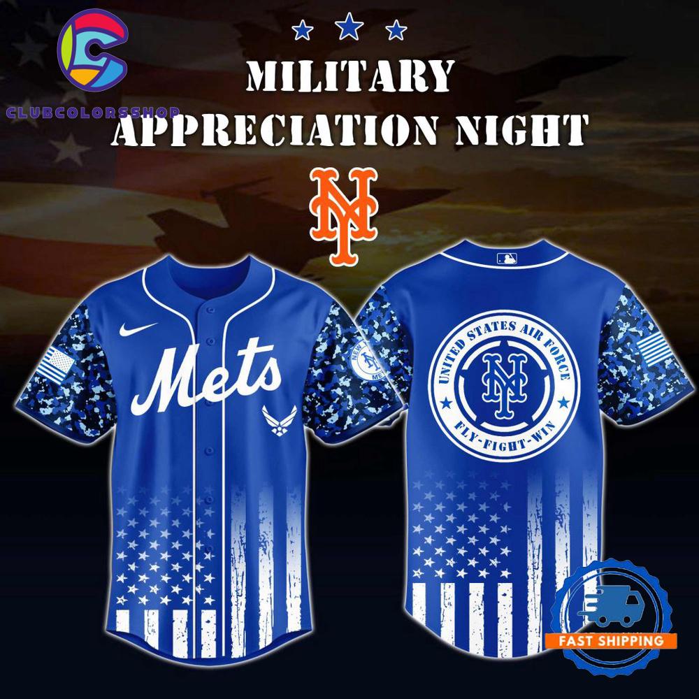 MLB New York Mets US Air Force Military Appreciation Baseball Jersey