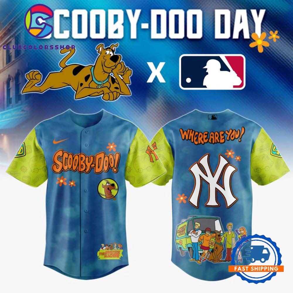 MLB New York Yankees Scooby-Doo Baseball Jersey