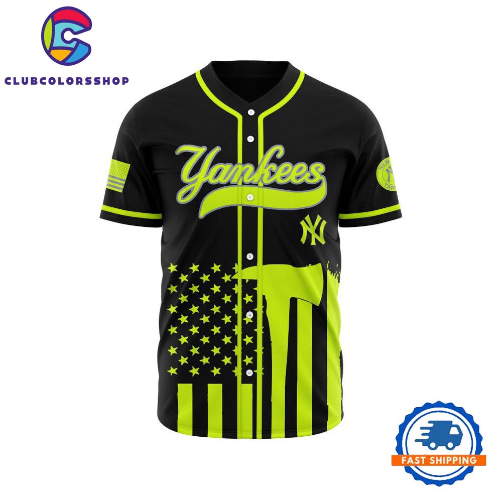 MLB New York Yankees Special Firefighter Design Baseball Jersey