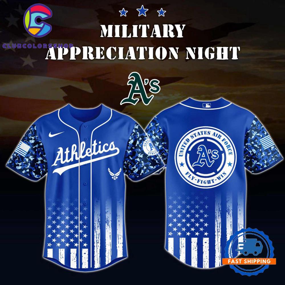 MLB Oakland Athletics US Air Force Military Appreciation Baseball Jersey