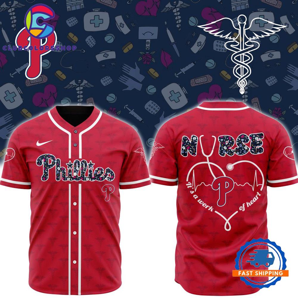 MLB Philadelphia Phillies Happy International Nurses Day Baseball Jersey