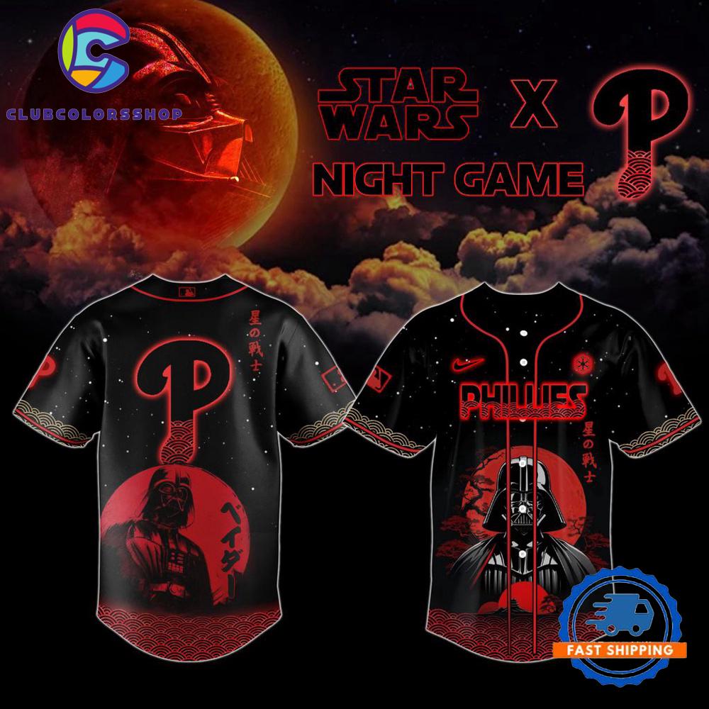 MLB Philadelphia Phillies x Star Wars Design Baseball Jersey