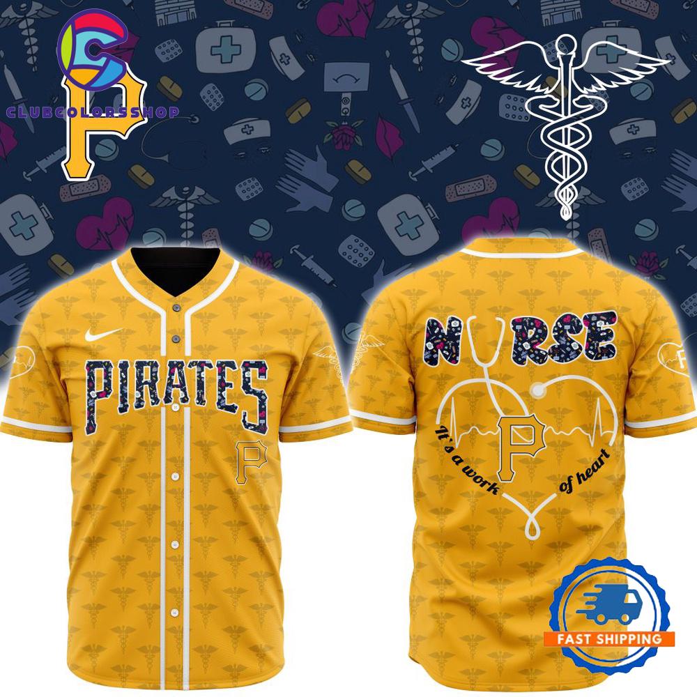 MLB Pittsburgh Pirates Happy International Nurses Day Baseball Jersey
