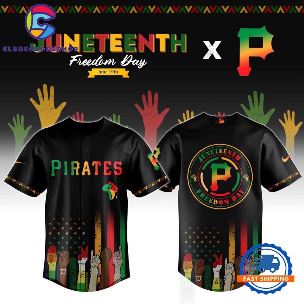 MLB Pittsburgh Pirates Juneteenth Freedom Day Baseball Jersey