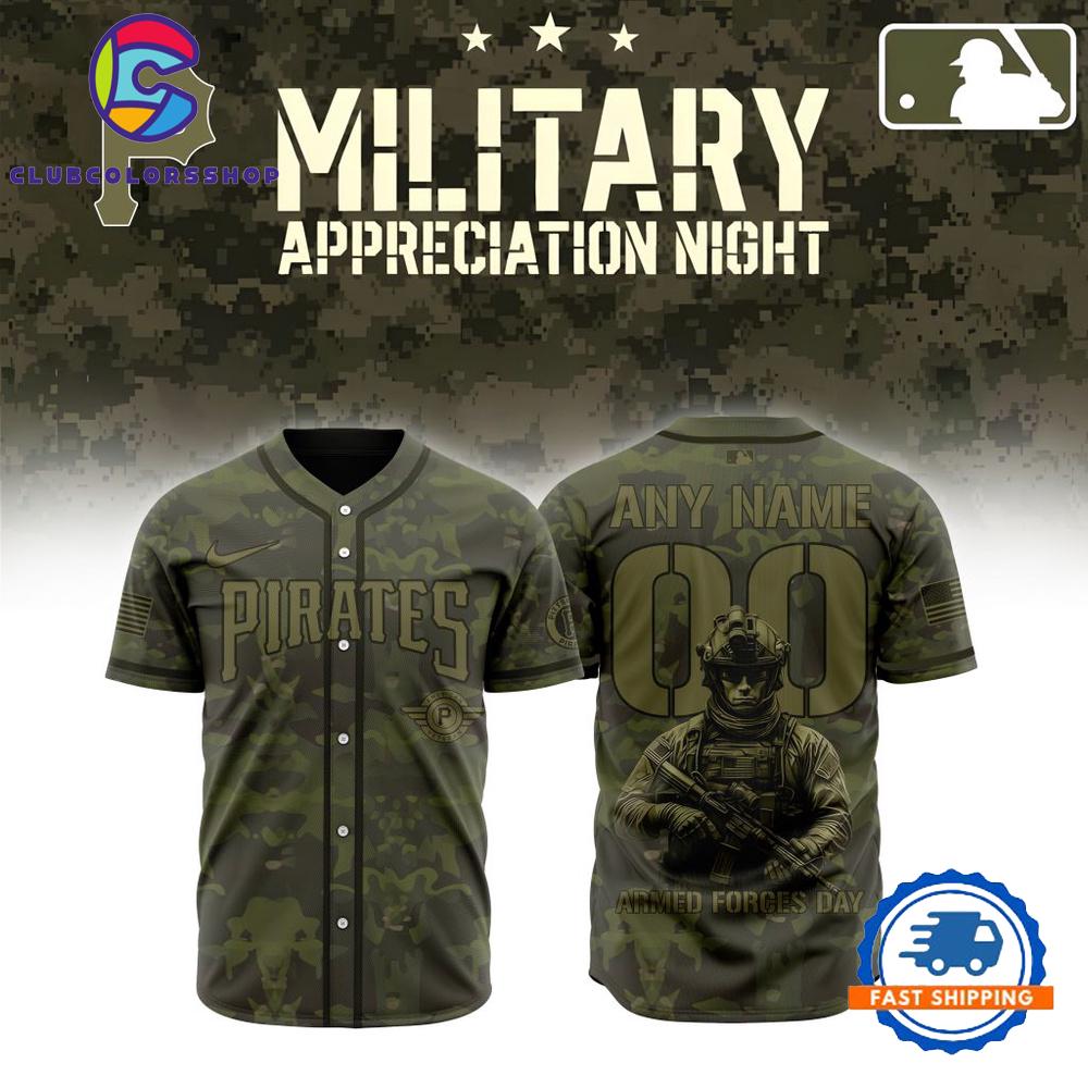 MLB Pittsburgh Pirates Military Appreciation Month Baseball Jersey