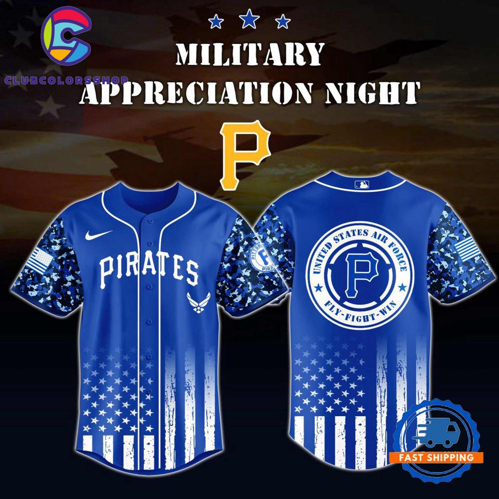 MLB Pittsburgh Pirates US Air Force Military Appreciation Baseball Jersey