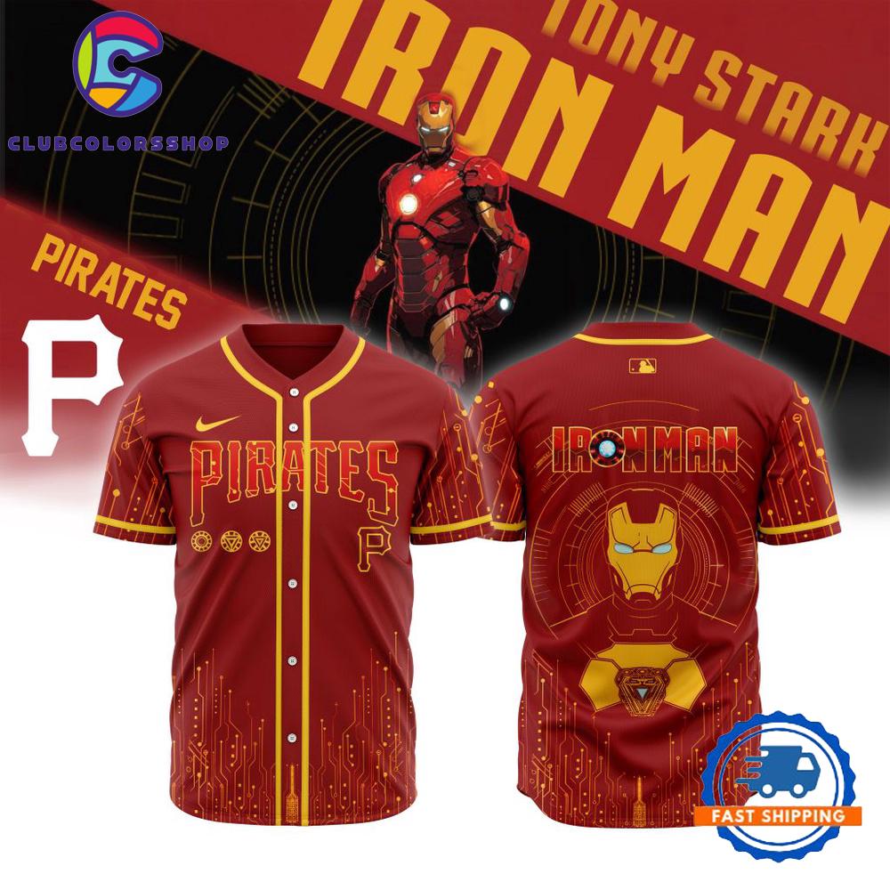 MLB Pittsburgh Pirates x Iron Man Baseball Jersey