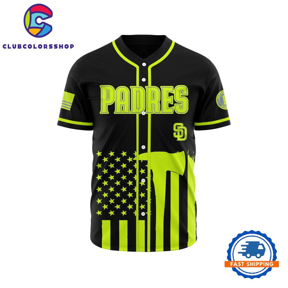 MLB San Diego Padres Special Firefighter Design Baseball Jersey
