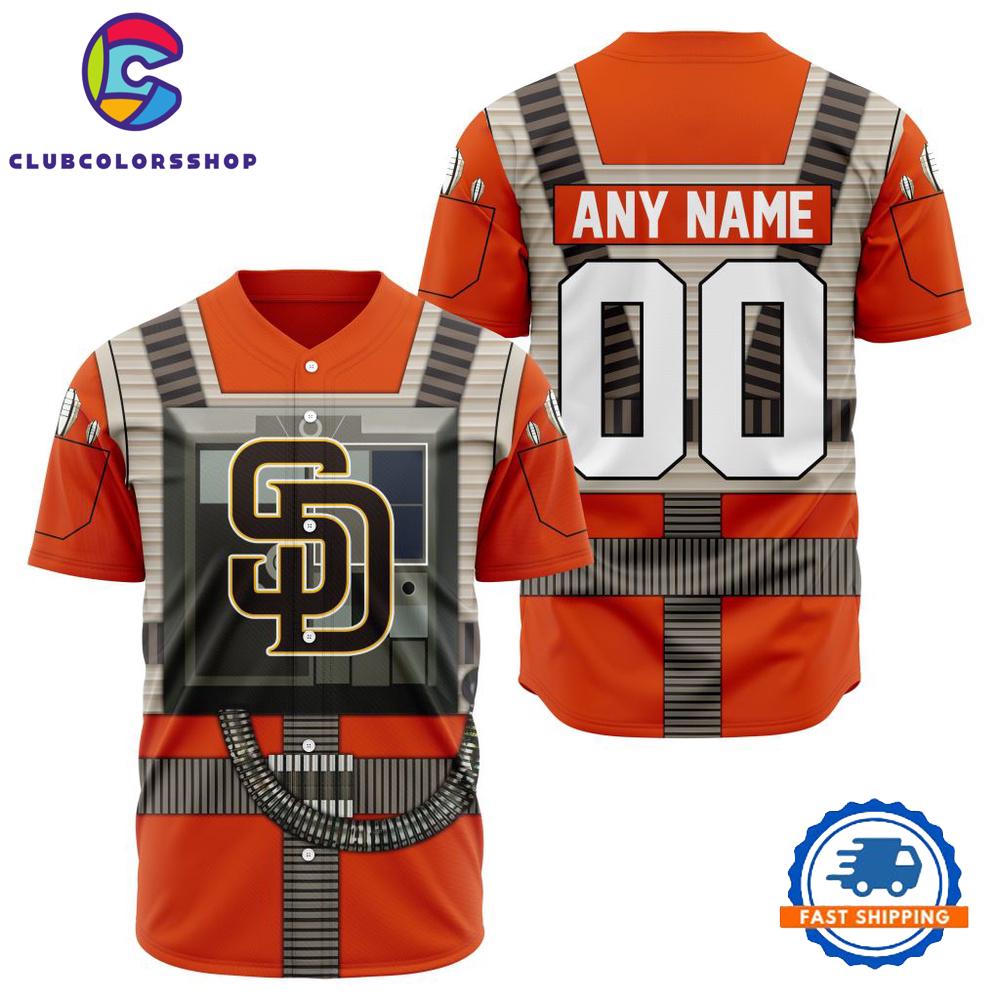 MLB San Diego Padres Special Star Wars Rebel Pilot Baseball Jersey