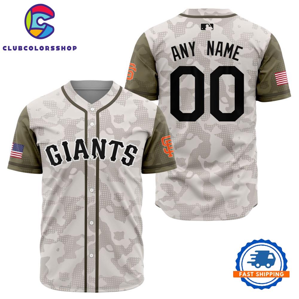 MLB San Francisco Giants Armed Forces Day Design Baseball Jersey