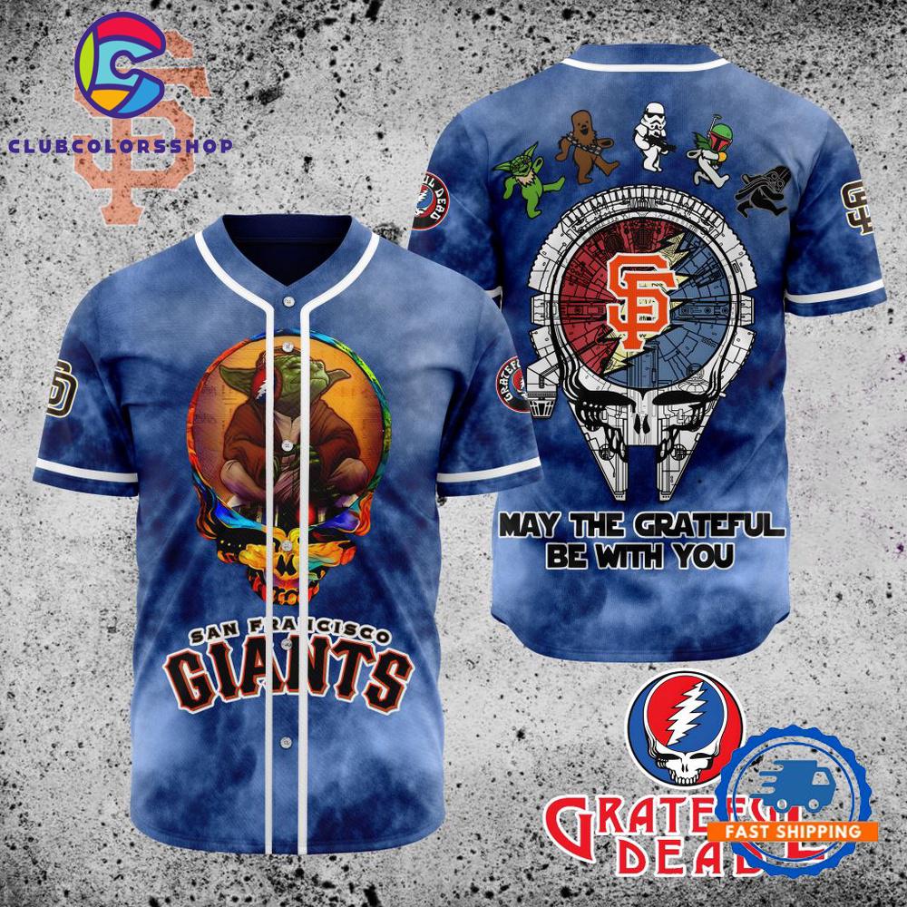 MLB San Francisco Giants Grateful Dead Baseball Jersey