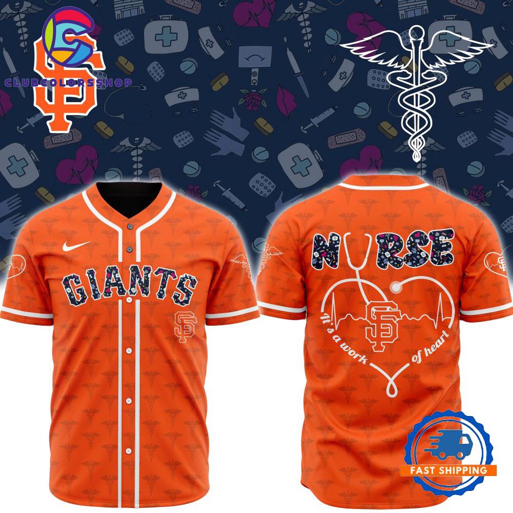 MLB San Francisco Giants Happy International Nurses Day Baseball Jersey