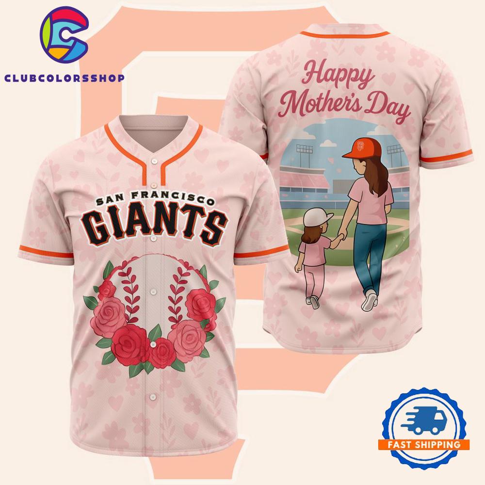 MLB San Francisco Giants Happy Mother’s Day Baseball Jersey