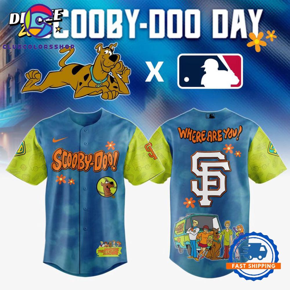 MLB San Francisco Giants Scooby-Doo Baseball Jersey