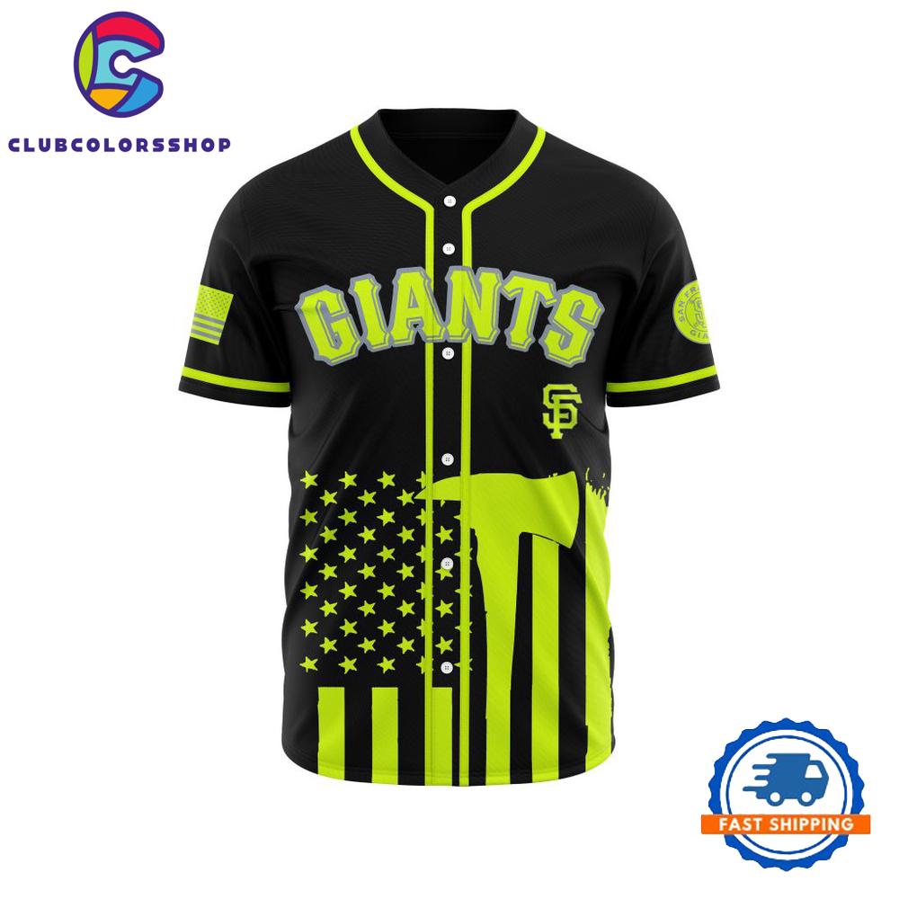 MLB San Francisco Giants Special Firefighter Design Baseball Jersey