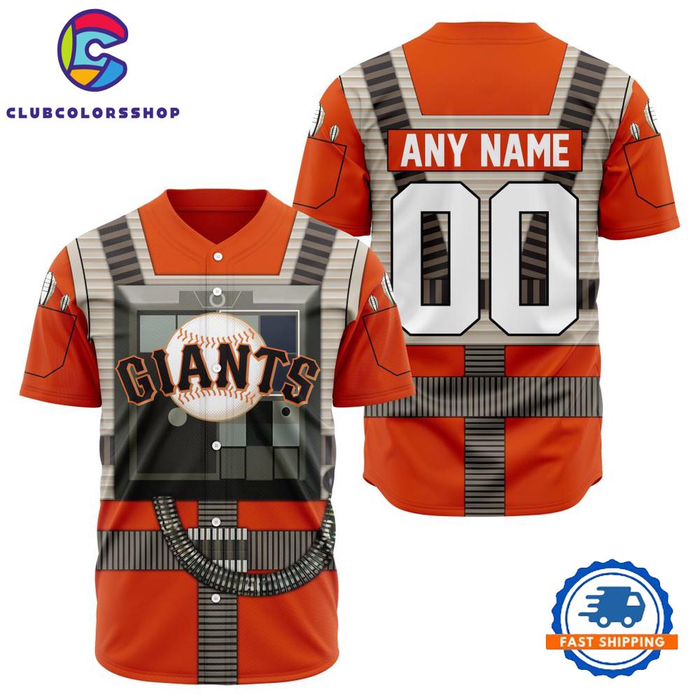 MLB San Francisco Giants Special Star Wars Rebel Pilot Baseball Jersey