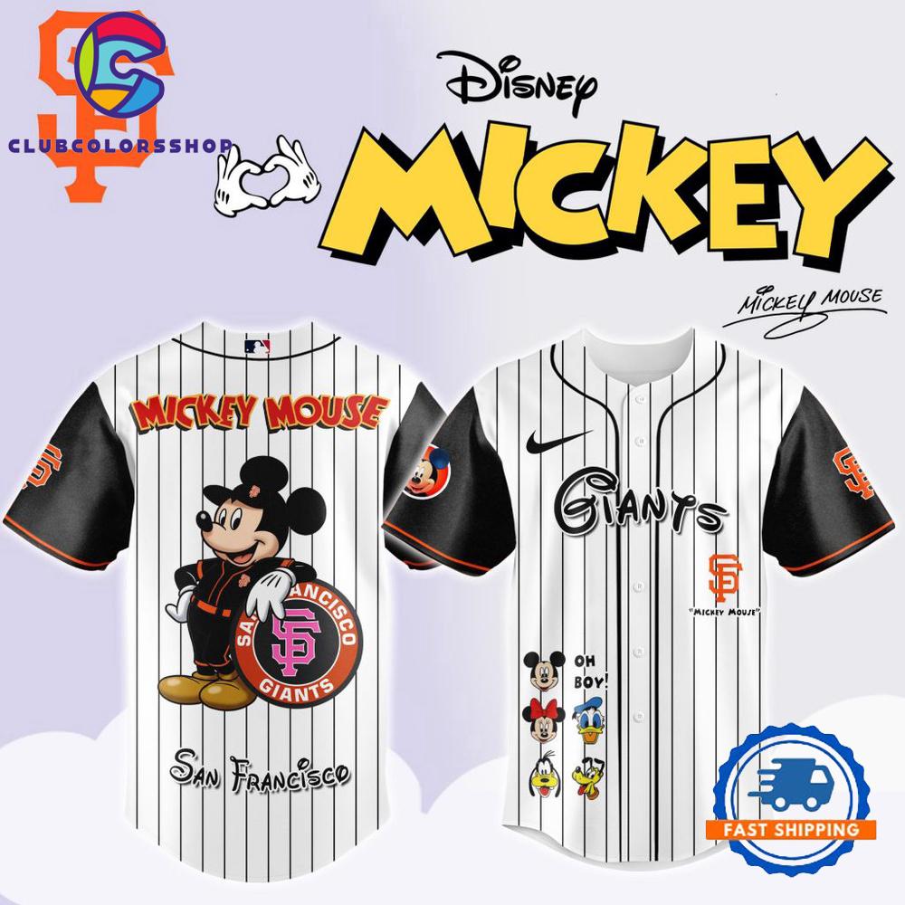 MLB San Francisco Giants x Mickey Mouse And Friends Baseball Jersey