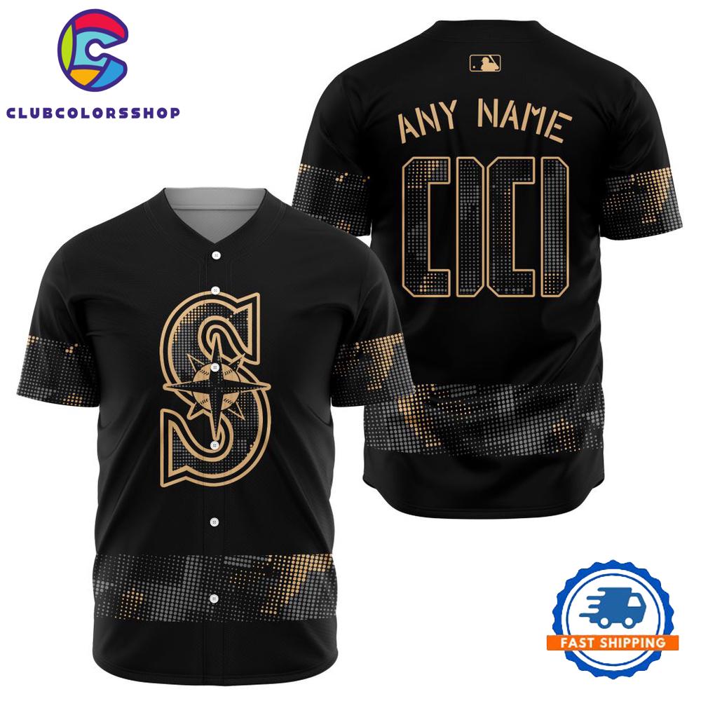 MLB Seattle Mariners Armed Forces Day Design Baseball Jersey