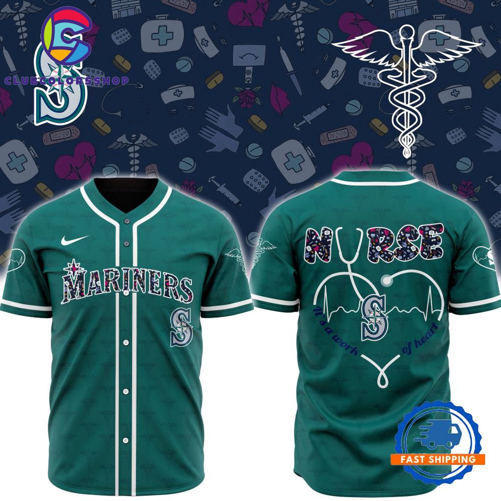 MLB Seattle Mariners Happy International Nurses Day Baseball Jersey