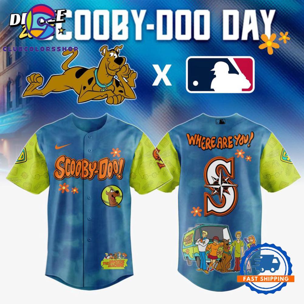 MLB Seattle Mariners Scooby-Doo Baseball Jersey