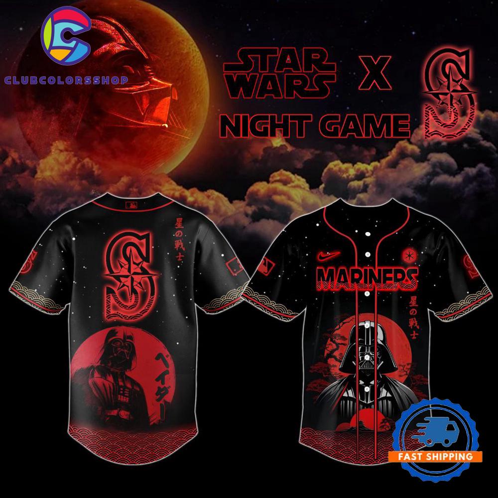 MLB Seattle Mariners x Star Wars Design Baseball Jersey