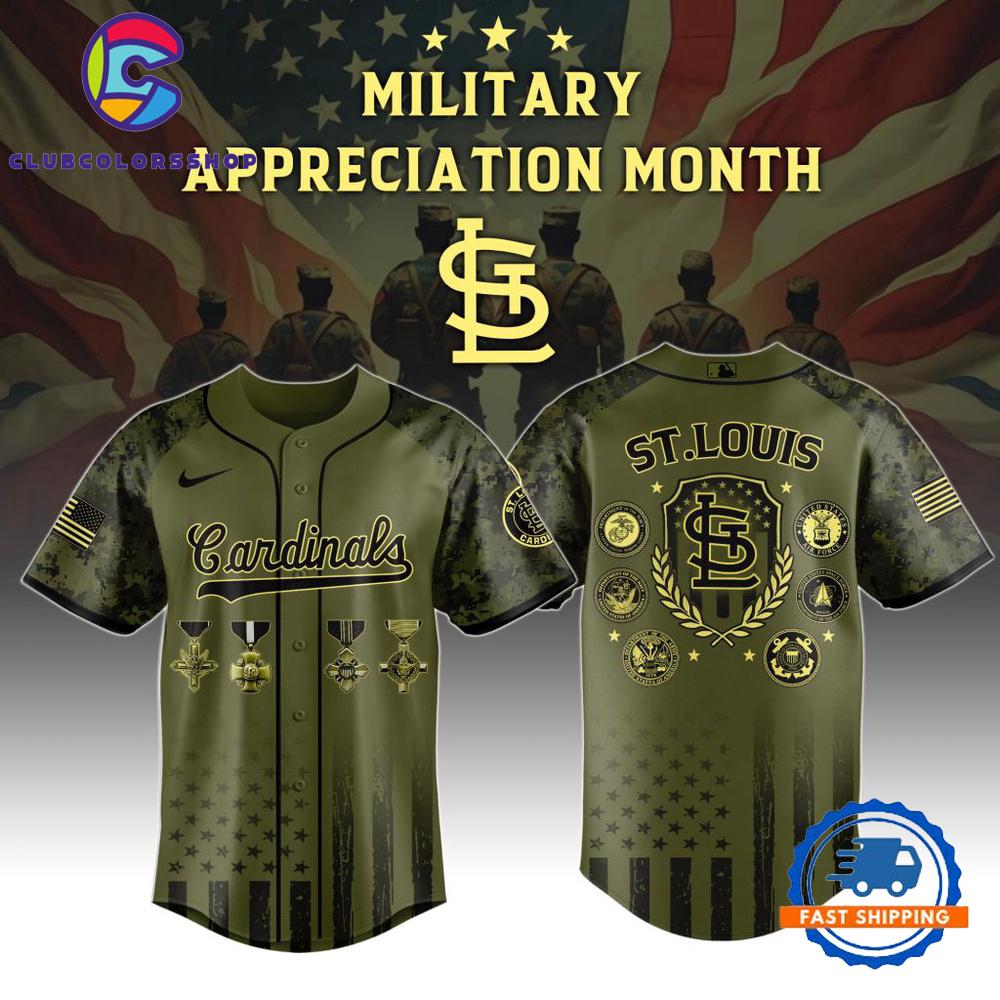 MLB St. Louis Cardinals Celebrate Military Appreciation Baseball Jersey