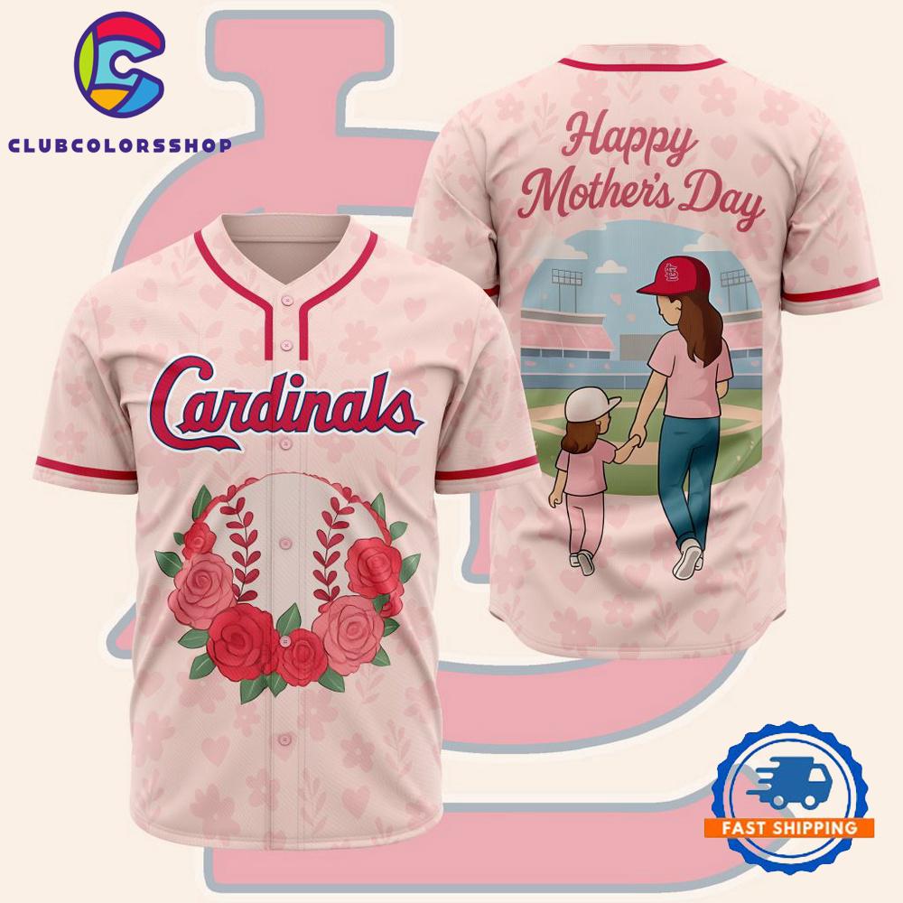 MLB St. Louis Cardinals Happy Mother’s Day Baseball Jersey