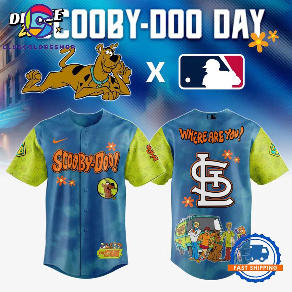 MLB St. Louis Cardinals Scooby-Doo Baseball Jersey