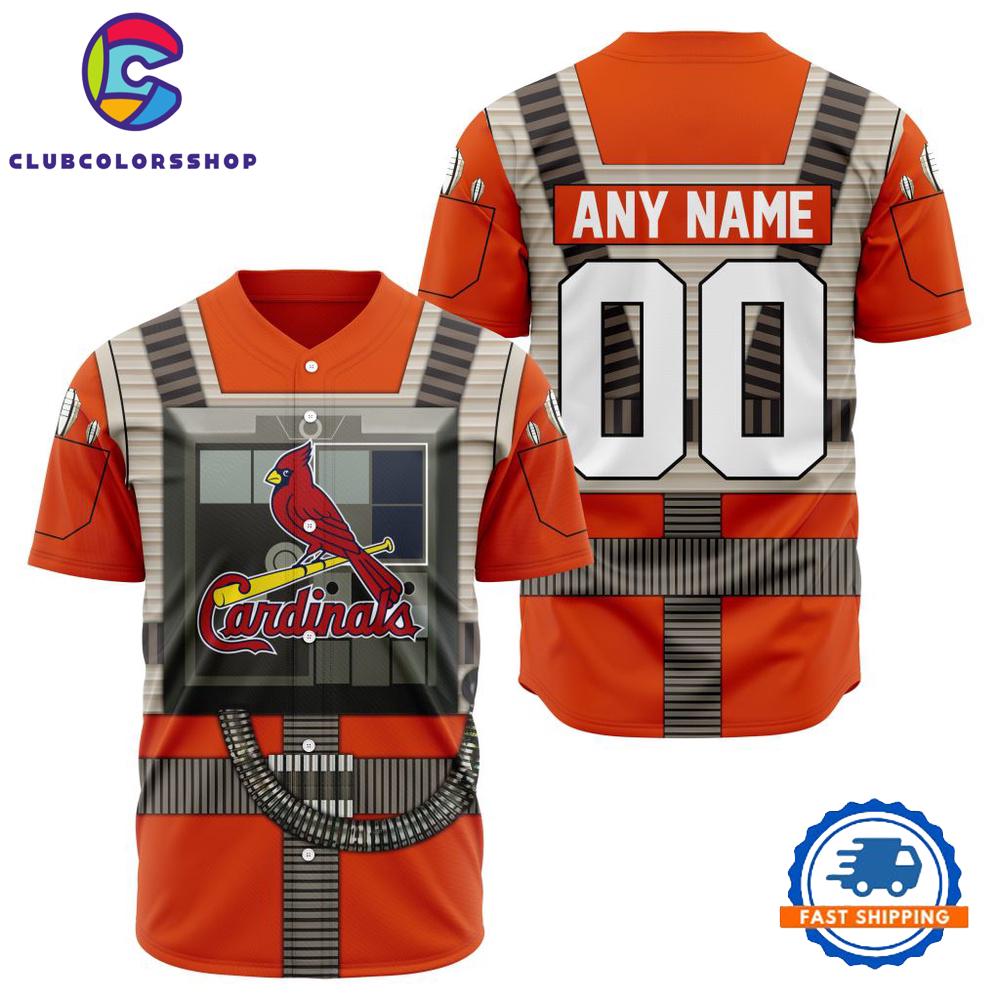MLB St. Louis Cardinals Special Star Wars Rebel Pilot Baseball Jersey