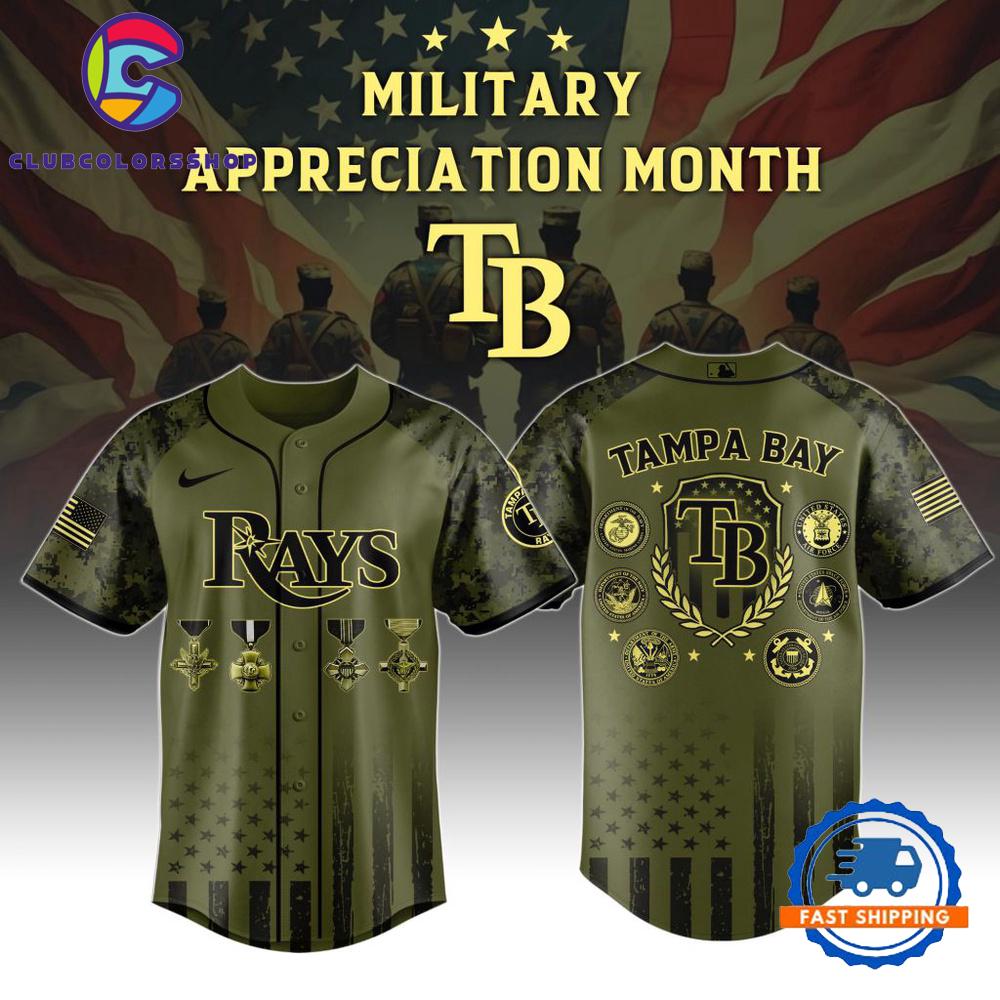 MLB Tampa Bay Rays Celebrate Military Appreciation Baseball Jersey