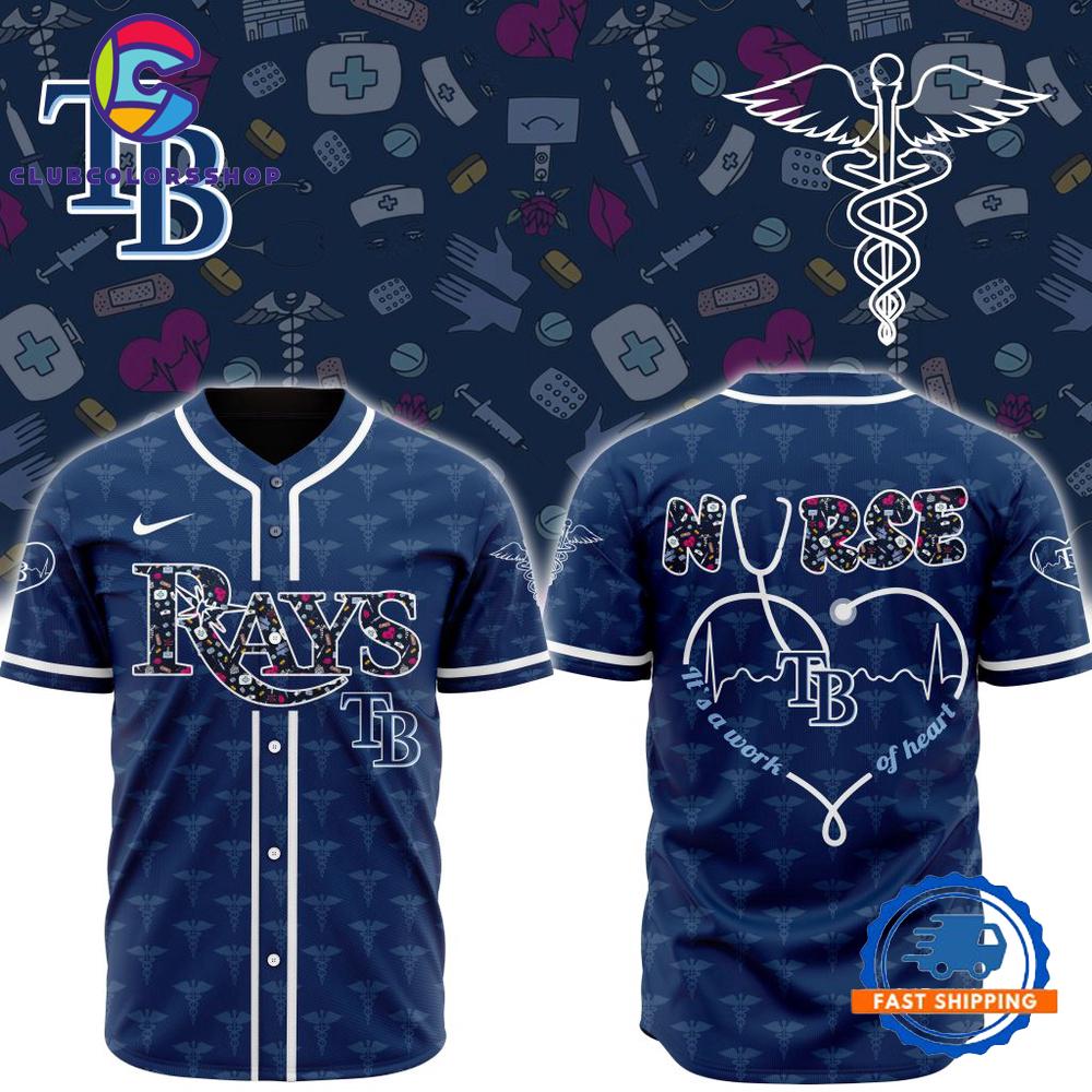 MLB Tampa Bay Rays Happy International Nurses Day Baseball Jersey