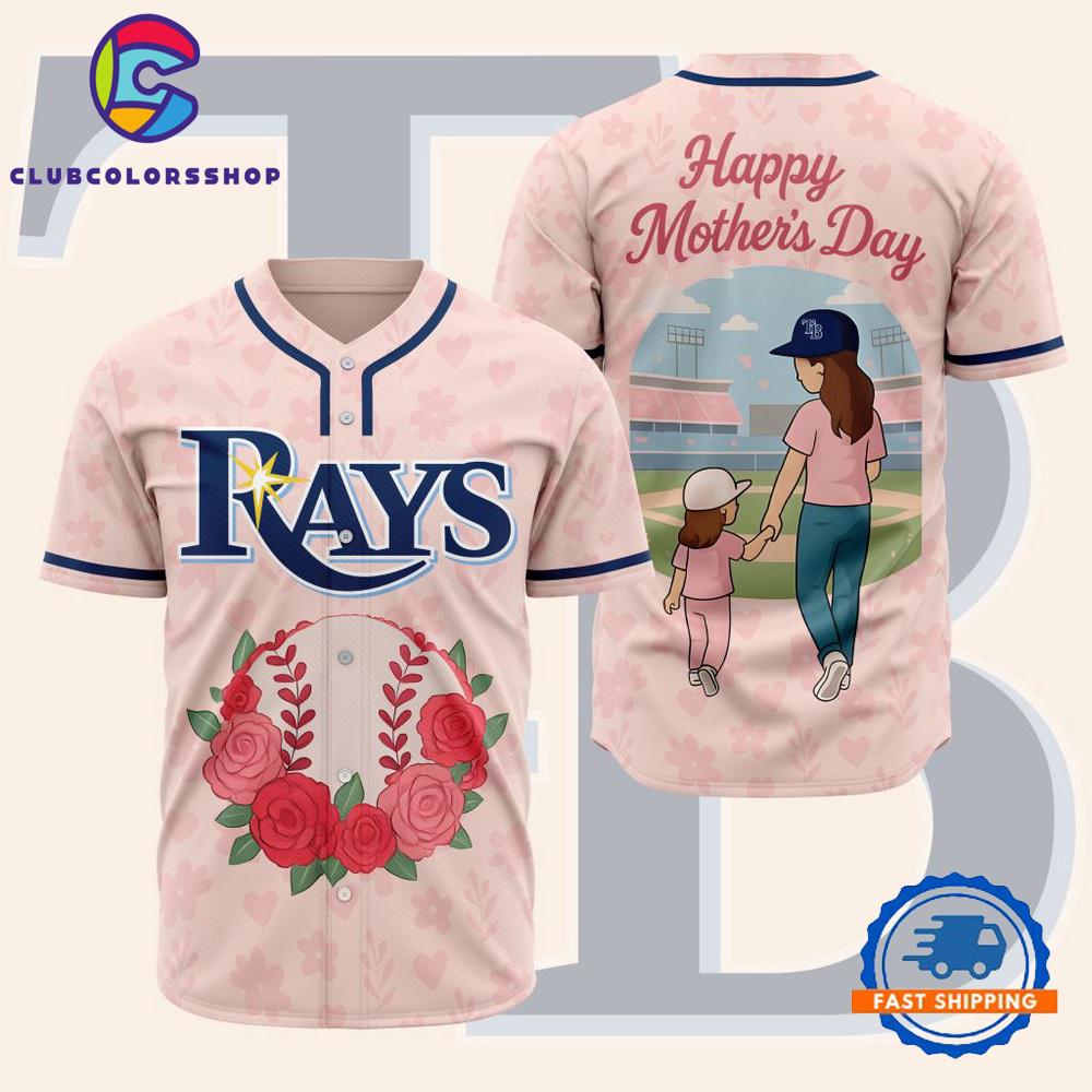 MLB Tampa Bay Rays Happy Mother’s Day Baseball Jersey