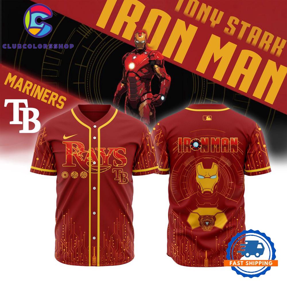 MLB Tampa Bay Rays x Iron Man Baseball Jersey