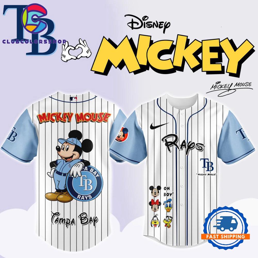 MLB Tampa Bay Rays x Mickey Mouse And Friends Baseball Jersey