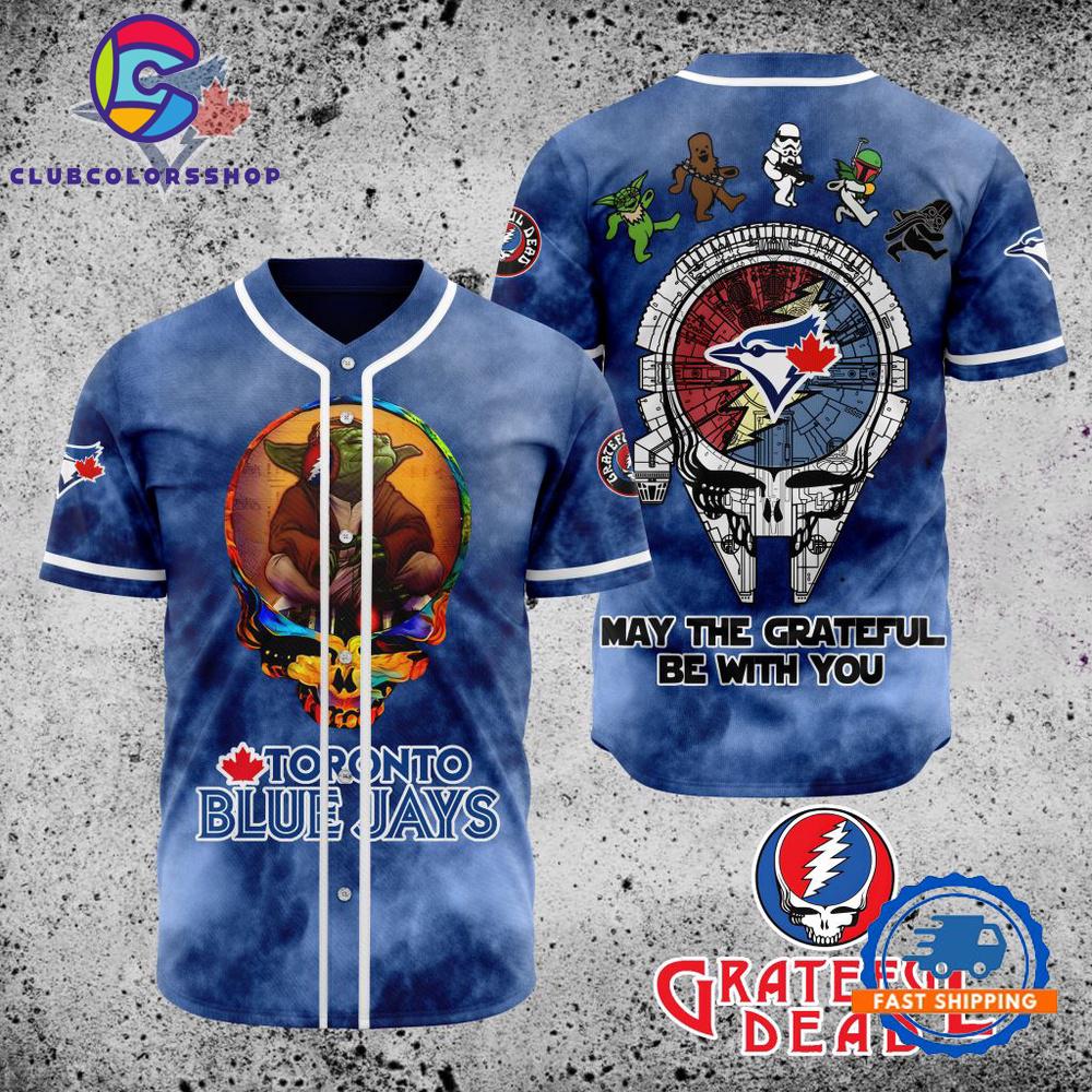 MLB Toronto Blue Jays Grateful Dead Baseball Jersey