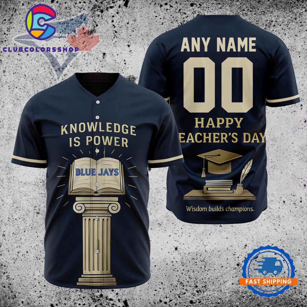 MLB Toronto Blue Jays Happy Teacher’s Day Baseball Jersey
