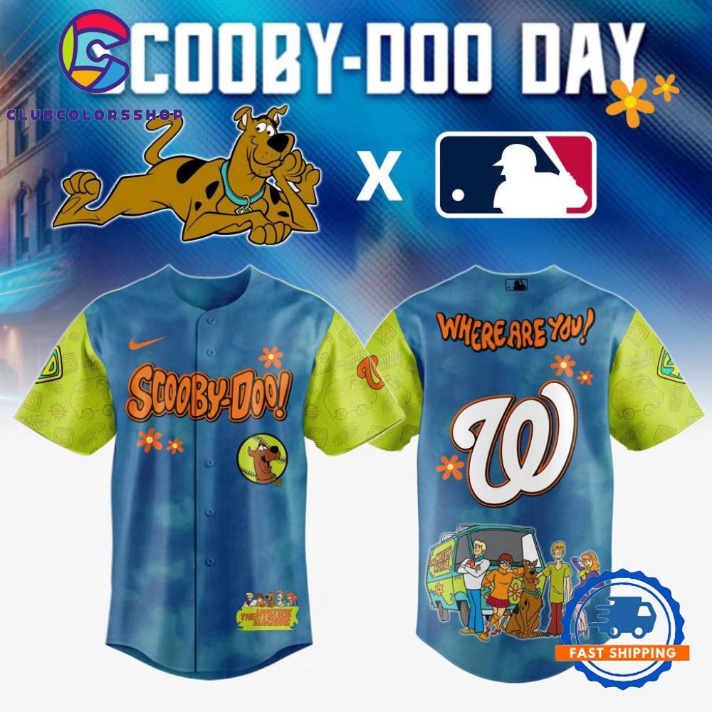 MLB Washington Nationals Scooby-Doo Baseball Jersey