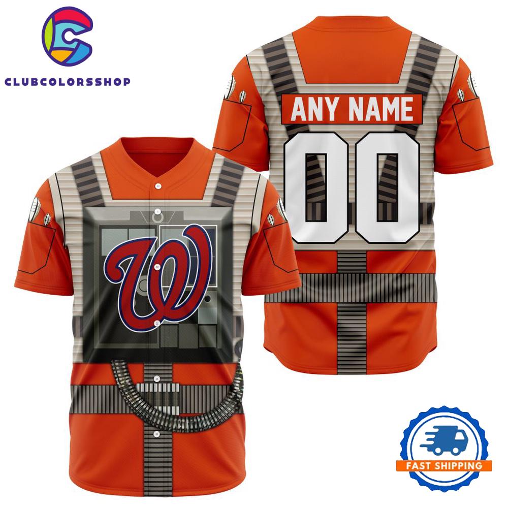 MLB Washington Nationals Special Star Wars Rebel Pilot Baseball Jersey
