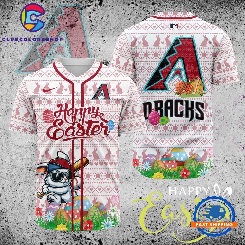 MLB Arizona Diamondbacks Happy Easter Baseball Jersey