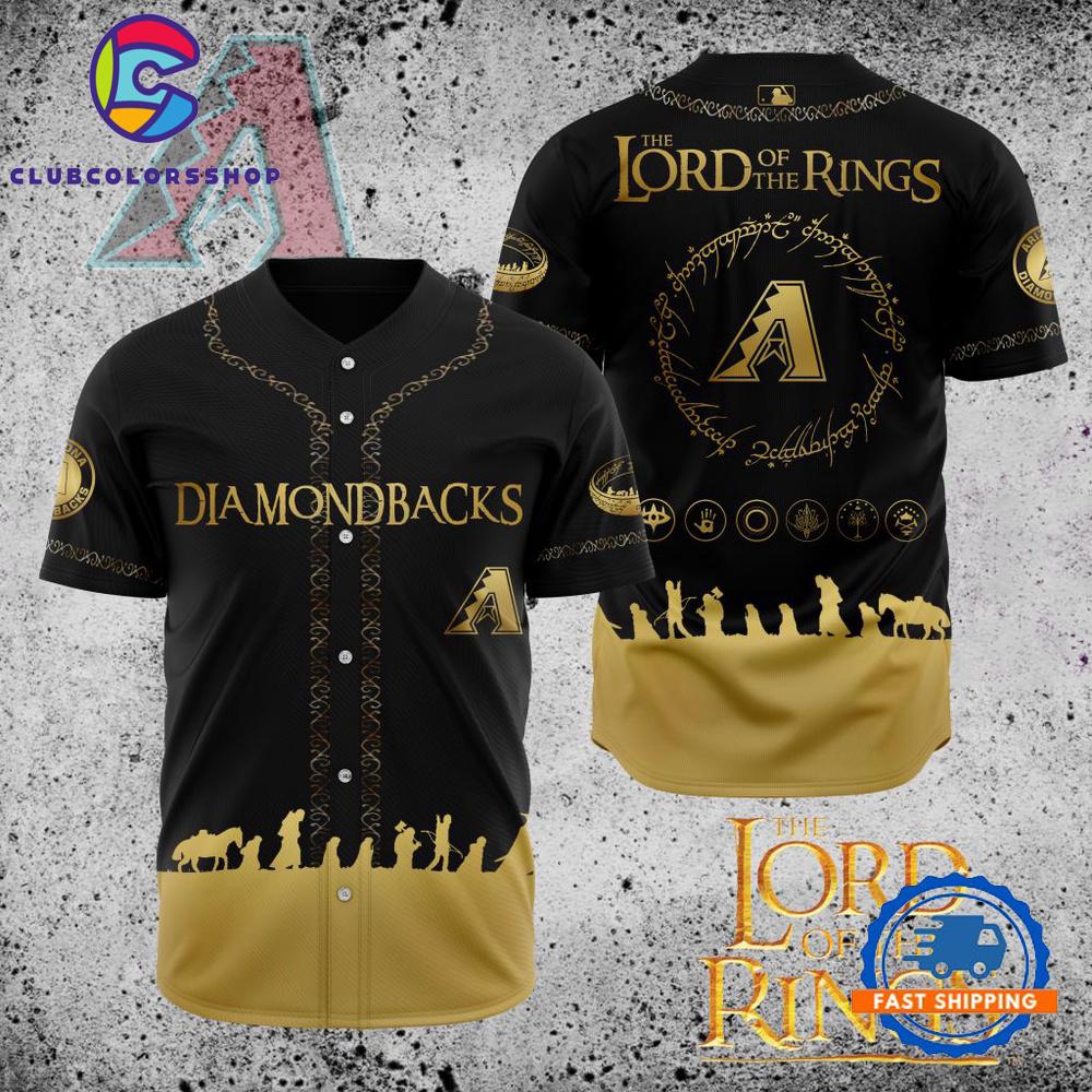 MLB Arizona Diamondbacks The Lord Of The Rings Baseball Jersey