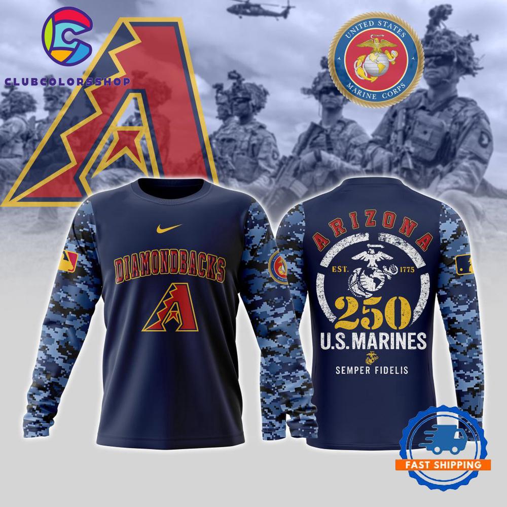 MLB Arizona Diamondbacks USMC 250th Birthday Design T Shirt, Hoodie, Sweatshirt MLB Arizona Diamondbacks USMC 250th Birthday Design T Shirt, Hoodie, Sweatshirt