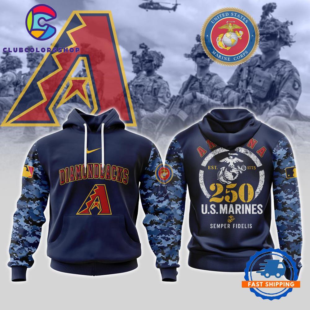 MLB Arizona Diamondbacks USMC 250th Birthday Design T Shirt, Hoodie, Sweatshirt MLB Arizona Diamondbacks USMC 250th Birthday Design T Shirt, Hoodie, Sweatshirt