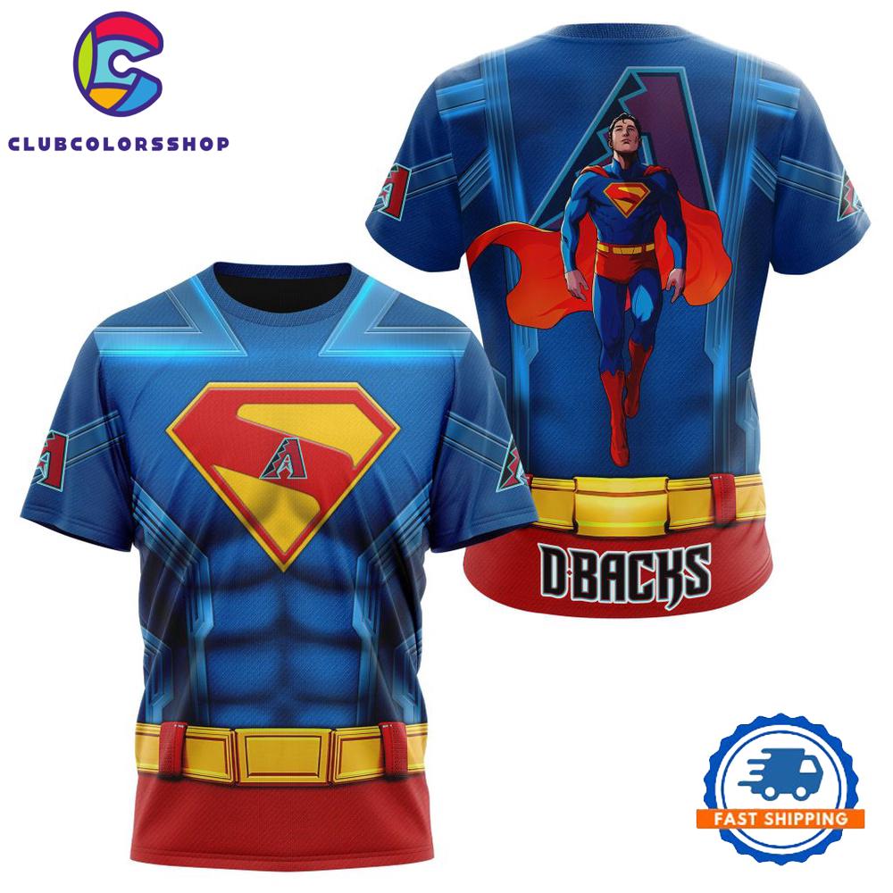 MLB Arizona Diamondbacks x Superman Design T Shirt, Hoodie, Sweatshirt