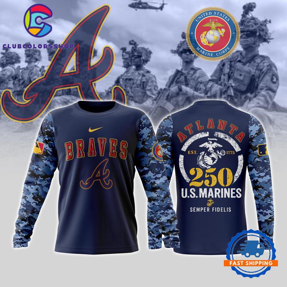 MLB Atlanta Braves USMC 250th Birthday Design T Shirt, Hoodie, Sweatshirt MLB Atlanta Braves USMC 250th Birthday Design T Shirt, Hoodie, Sweatshirt