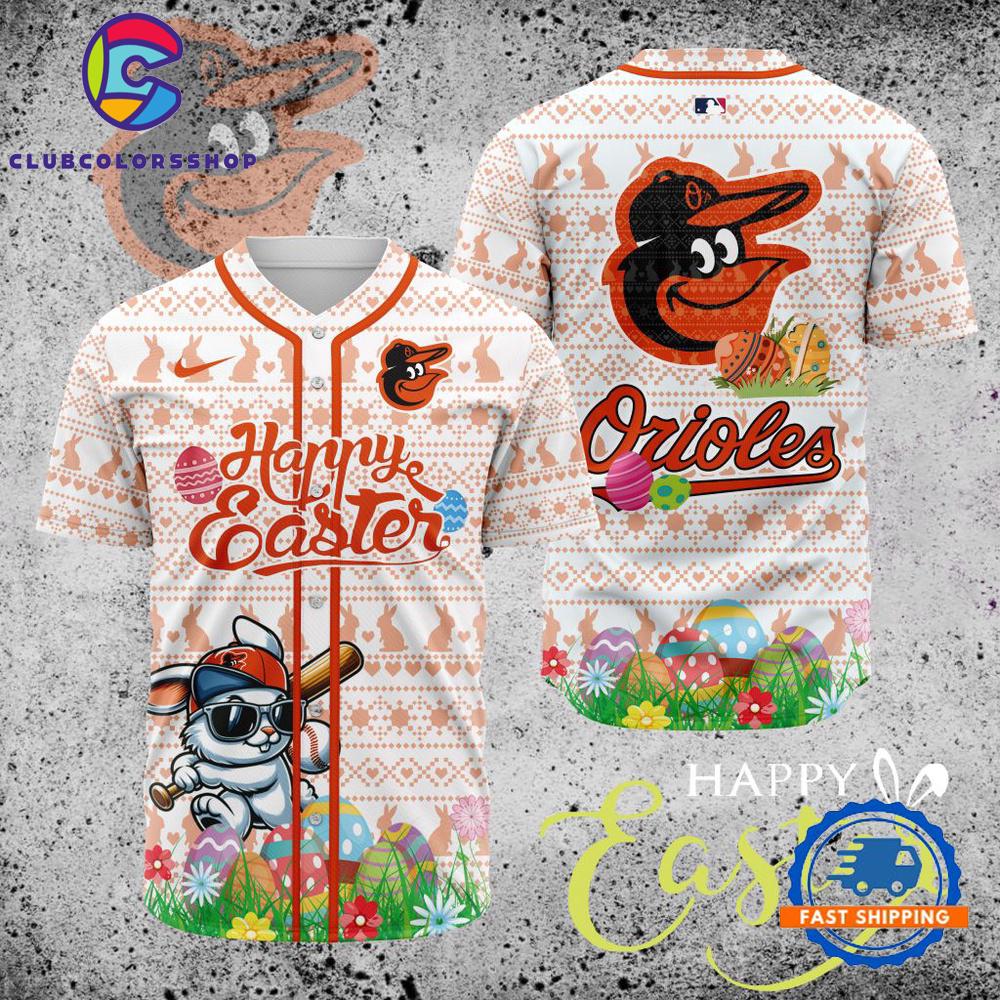 MLB Baltimore Orioles Happy Easter Baseball Jersey