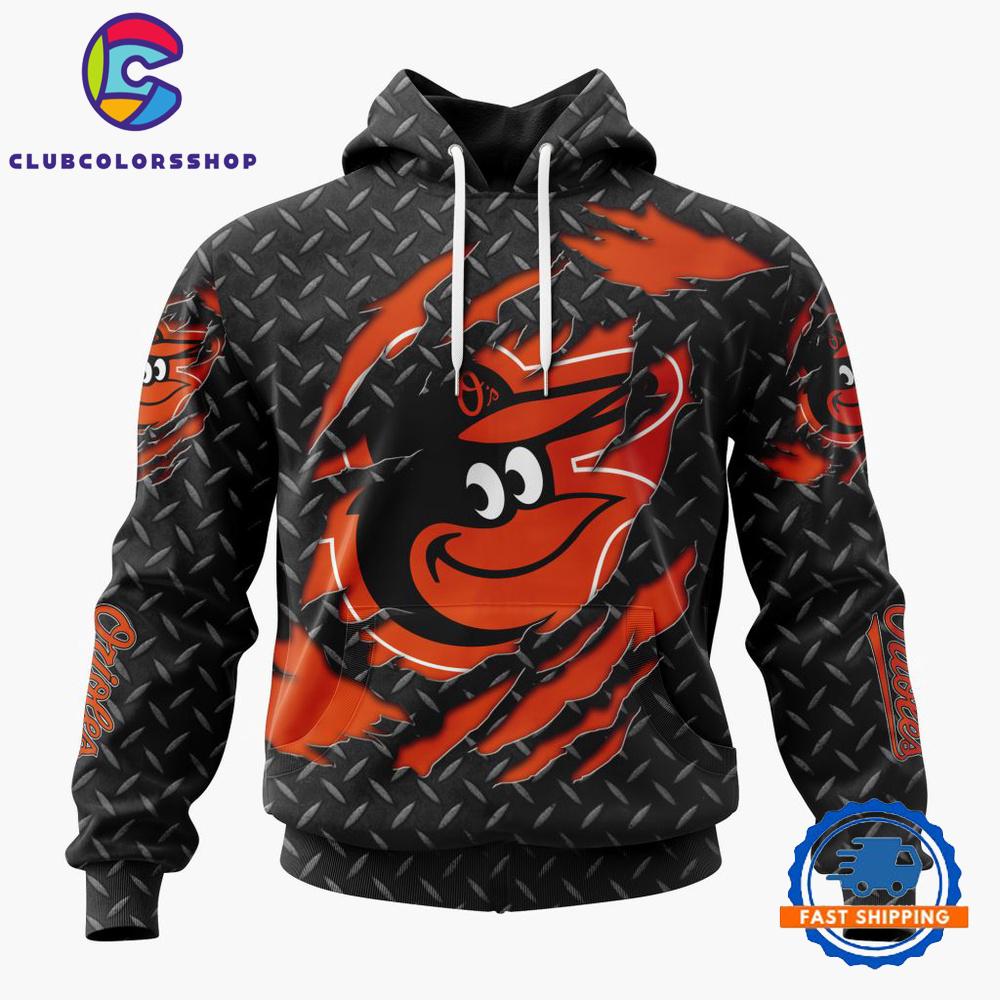 MLB Baltimore Orioles Special Black Metal Design Hoodie, TShirt, Sweatshirt