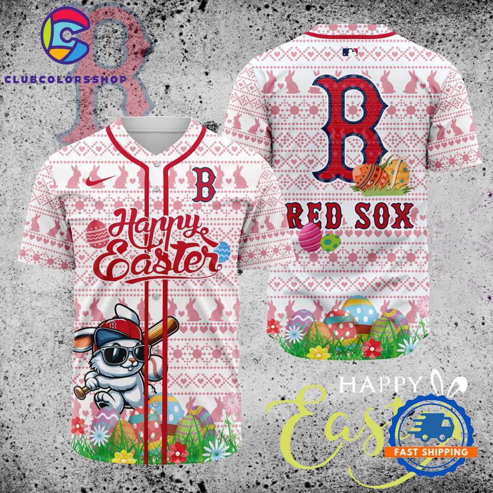 MLB Boston Red Sox Happy Easter Baseball Jersey