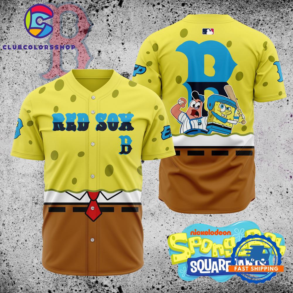 MLB Boston Red Sox x SpongeBob SquarePants Baseball Jersey