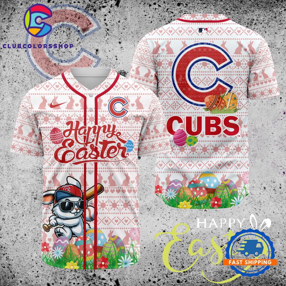MLB Chicago Cubs Happy Easter Baseball Jersey