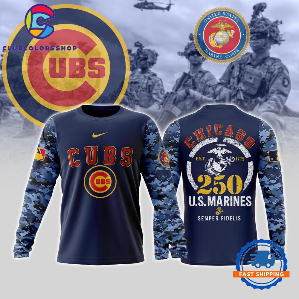 MLB Chicago Cubs USMC 250th Birthday Design T Shirt, Hoodie, Sweatshirt MLB Chicago Cubs USMC 250th Birthday Design T Shirt, Hoodie, Sweatshirt